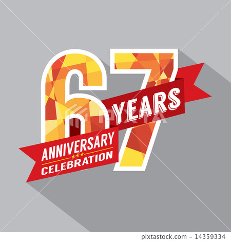 67th Years Anniversary Celebration Design 14359334