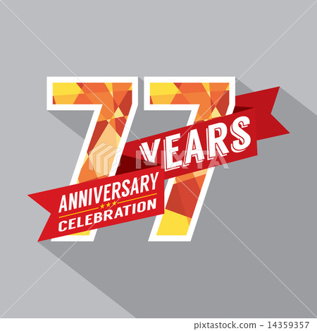 77th Years Anniversary Celebration Design 77th Years Anniversary Celebration Design 14359357