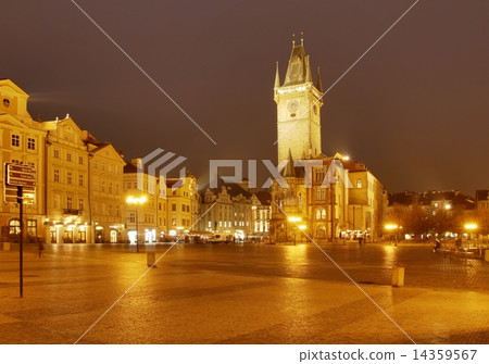 Old town square in Prague Old town square in Prague 14359567