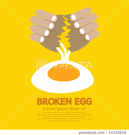 Broken Egg In Hand Broken Egg In Hand 14359834
