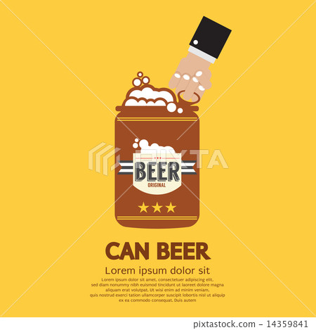 Canned Beer Graphic Canned Beer Graphic 14359841