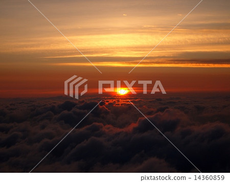 富士山第7次會議的陽光 14360859