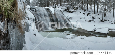Mumlava waterfall panorama Mumlava waterfall panorama 14361150