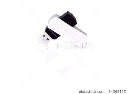 usb stick on white 14362135