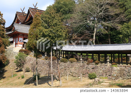 Kibitsu神社走廊走廊 14363894