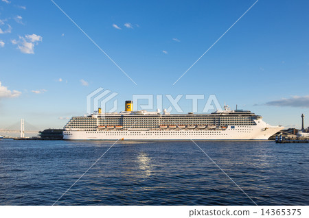 Yokohama's first port of arrival at Costa Atlantica Yokohama's first port of arrival at Costa Atlantica 14365375