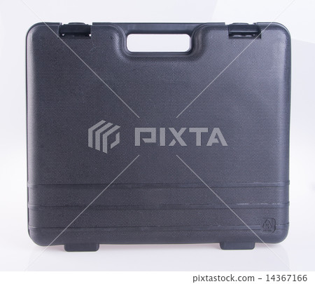 Black plastic tool box on the background Black plastic tool box on the background 14367166