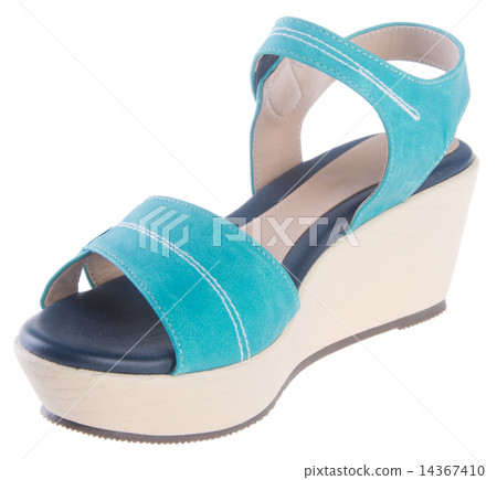 shoe. woman sandal on a background 14367410