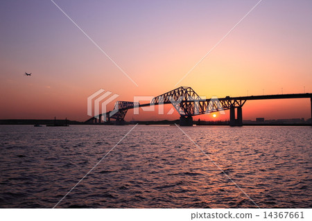 Tokyo Gate Bridge Night view 14367661