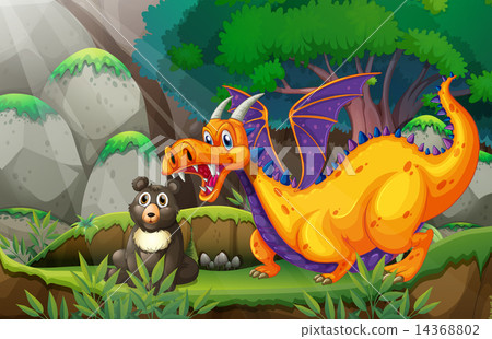 Dragon and bear Dragon and bear 14368802