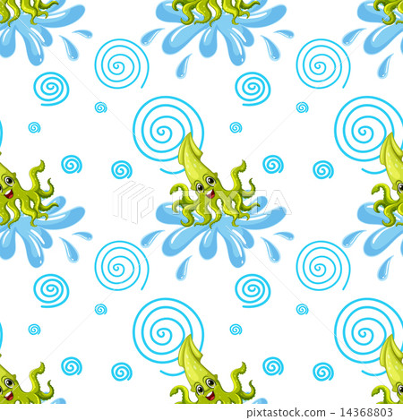 Seamless squid Seamless squid 14368803