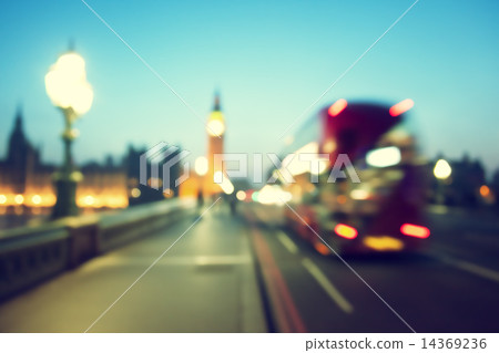 bokeh of Big Ben and Westminster Bridge, London bokeh of Big Ben and Westminster Bridge, London 14369236