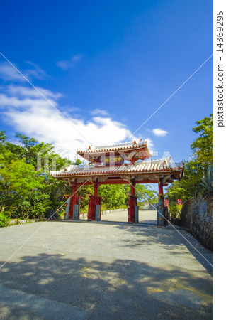 沖繩首里城的神社 沖繩首里城的神社 14369295