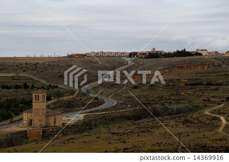 World Heritage Landscape from Alcazar of Segovia Spain 14369916