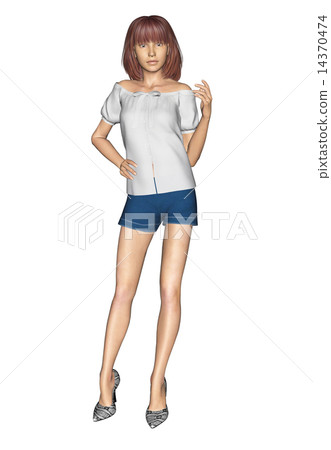 Model women who pose 14370474