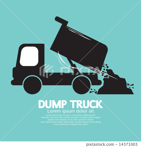 Dump Truck Carried And Unloading Loose Material 14371003