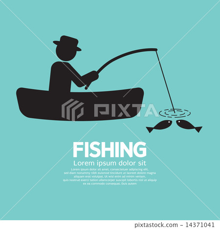 Fishing Graphic Sign 14371041