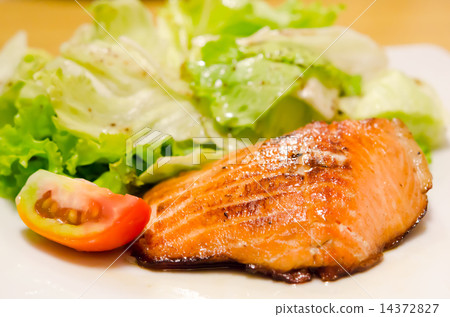 salmon and vegetable salmon and vegetable 14372827