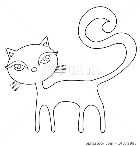 Cat Outline Cat Outline 14372985