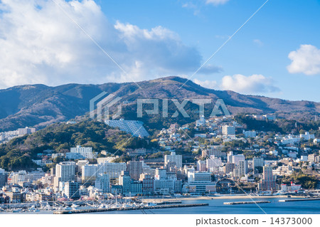 熱海市容[黃昏後不久] 14373000