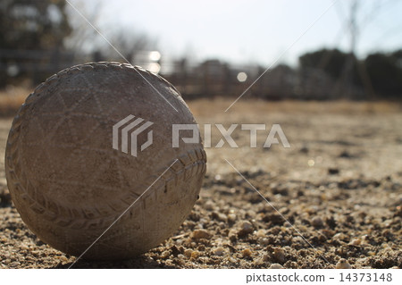 Baseball Ball and Ground Baseball Ball and Ground 14373148