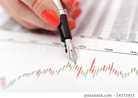 candle stick chart 14373933