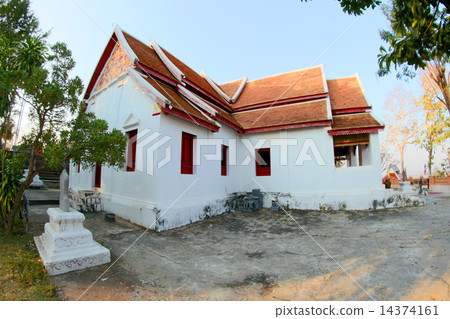 Golden Buddha statue on a mountain Wat Phra That Khao Noi, Nan P 14374161