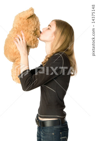 Girl with a Teddy bear Girl with a Teddy bear 14375148