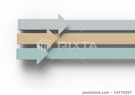 Infograph of arrow 14376897