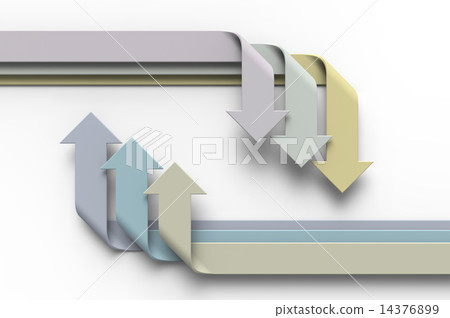 Infograph of arrow 14376899