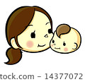 Baby and mother 14377072