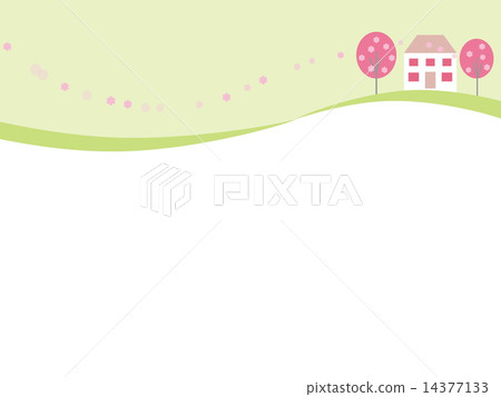花風景樣式樣式房子 花風景樣式樣式房子 14377133