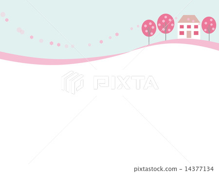 花風景樣式樣式房子 花風景樣式樣式房子 14377134