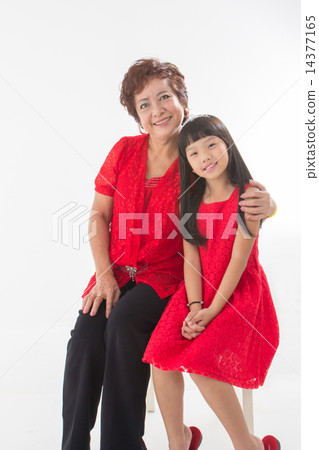 Grandmother and Granddaughter 14377165