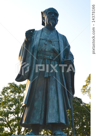 Statue of Mito Komon (Komono statue plaza, Senba park / Chiba town, Mito city, Ibaraki prefecture) 14378166