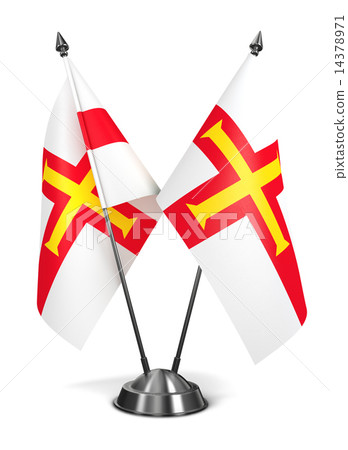 Guernsey - Miniature Flags. 14378971