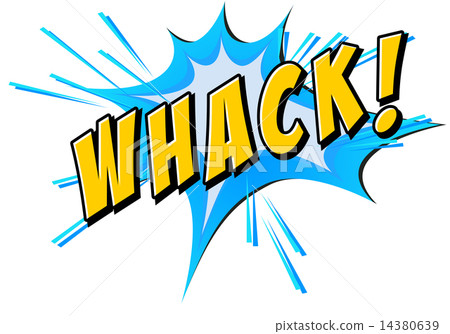 Whack flash on white Whack flash on white 14380639