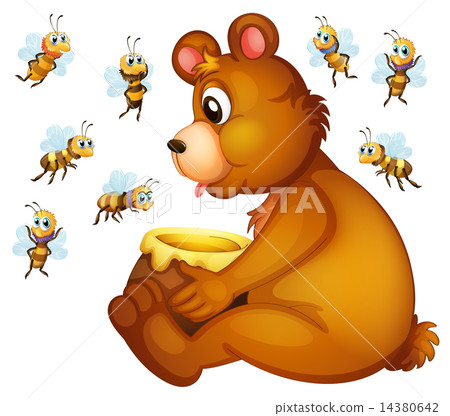 Bear and bees Bear and bees 14380642