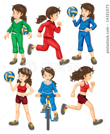 Woman and sport Woman and sport 14381075