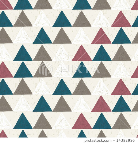 seamless hand drawn geometric pattern 14382956
