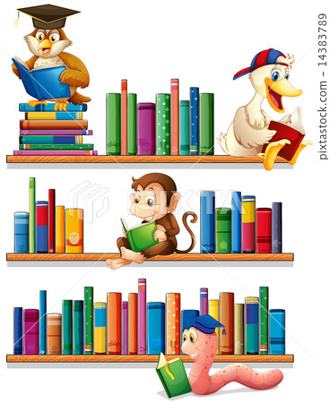 Animals and books 14383789