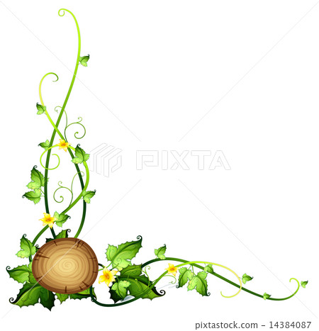 A leafy border design 14384087