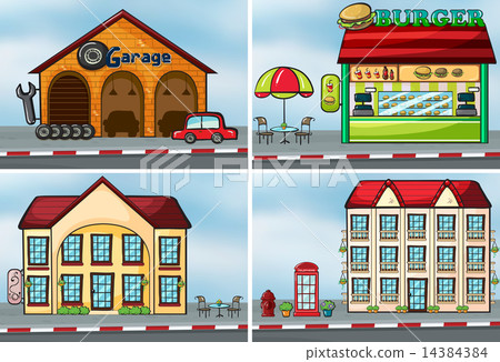 Houses and shops Houses and shops 14384384