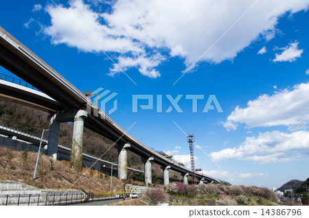 Central high speed running satoyama near Mt. Takao Central high speed running satoyama near Mt. Takao 14386796