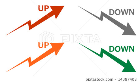向上和向下箭頭 14387408