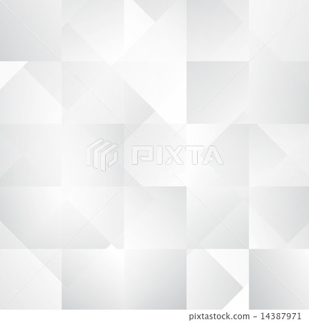 Vector Abstract geometric shape from gray cubes. 14387971