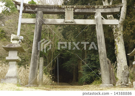 Yamanaka castle torii 14388886