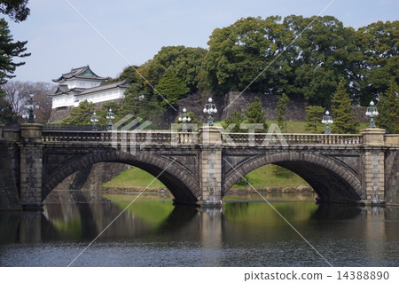 The Imperial Palace Nijobashi (Main gate stone bridge) The Imperial Palace Nijobashi (Main gate stone bridge) 14388890