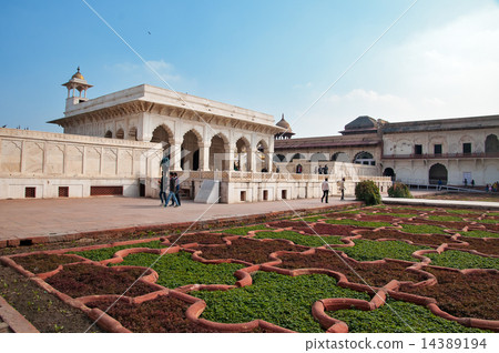 Anguri bagh and Khas Mahal in Red Agra Fort 14389194