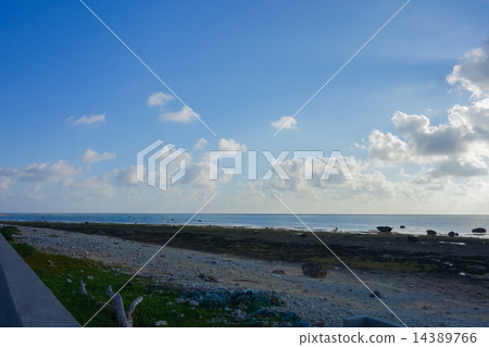 沖繩縣石垣島白濱海岸 沖繩縣石垣島白濱海岸 14389766